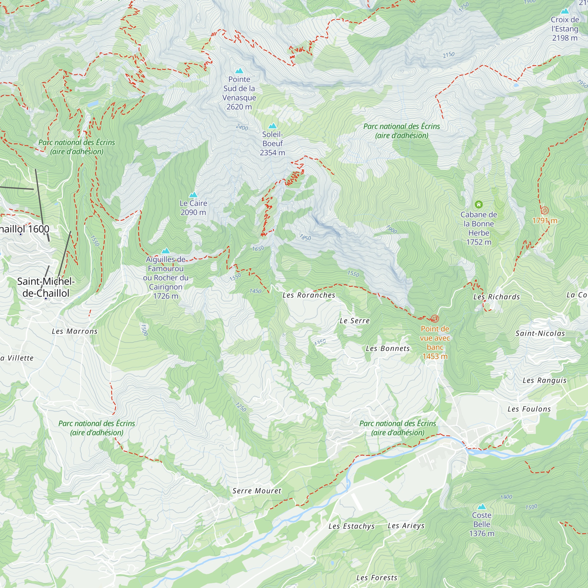 Chapelle Saint-Pancrace map