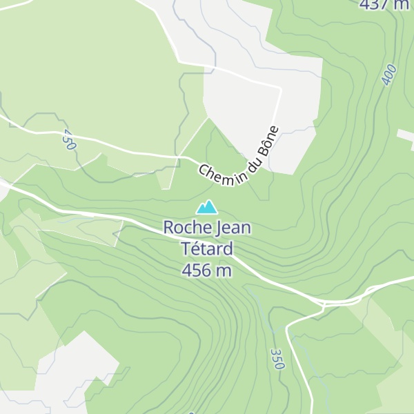 Map of Roche Jean Tétard