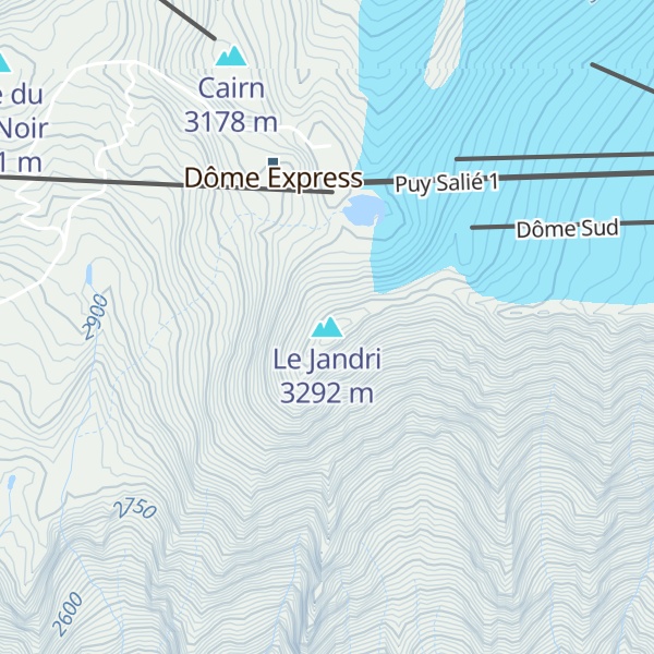 Map of Le Jandri