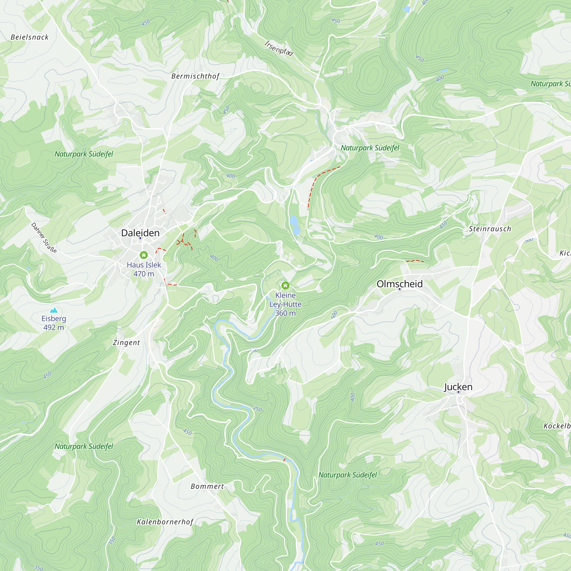 Kleine Ley-Hütte map