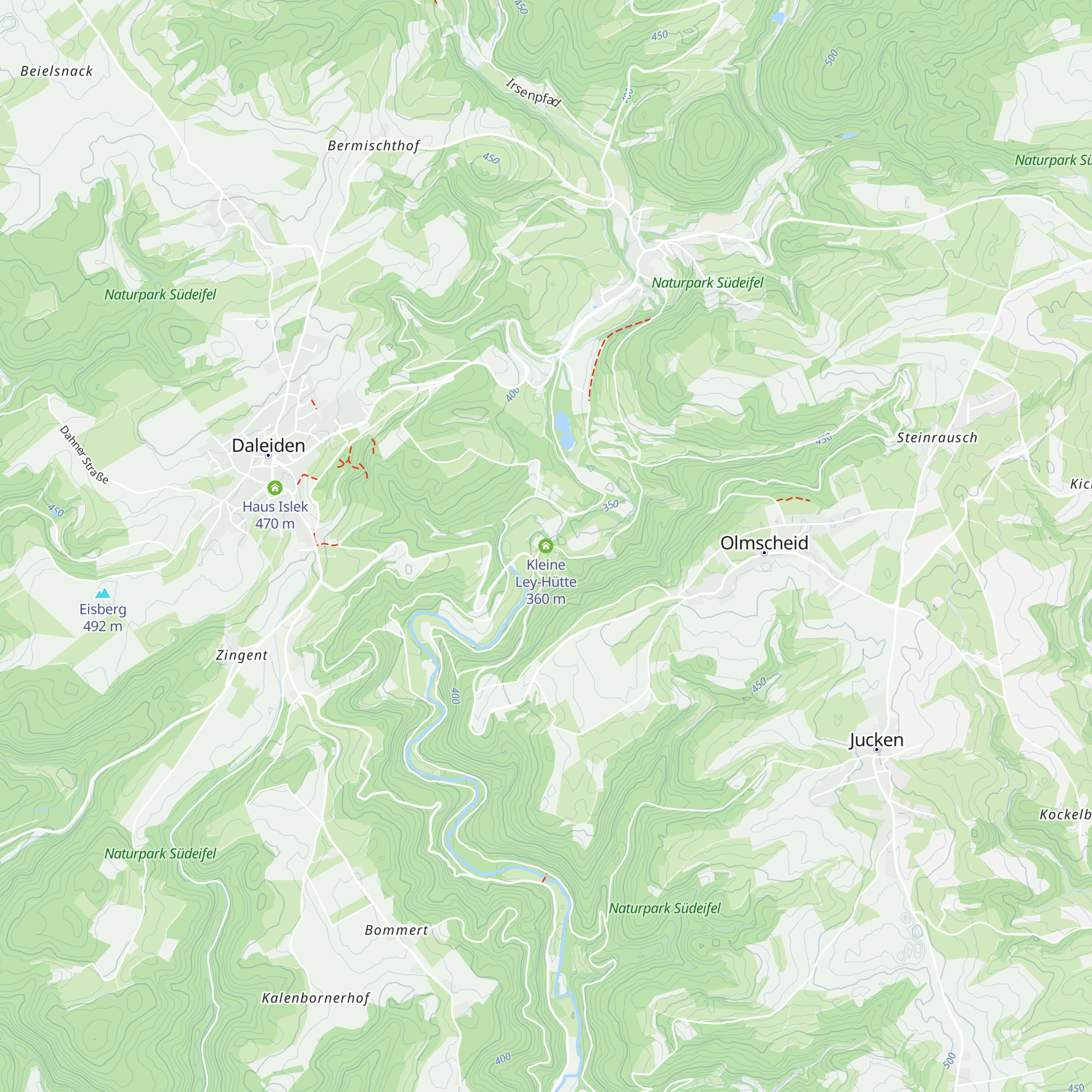 Kleine Ley-Hütte map