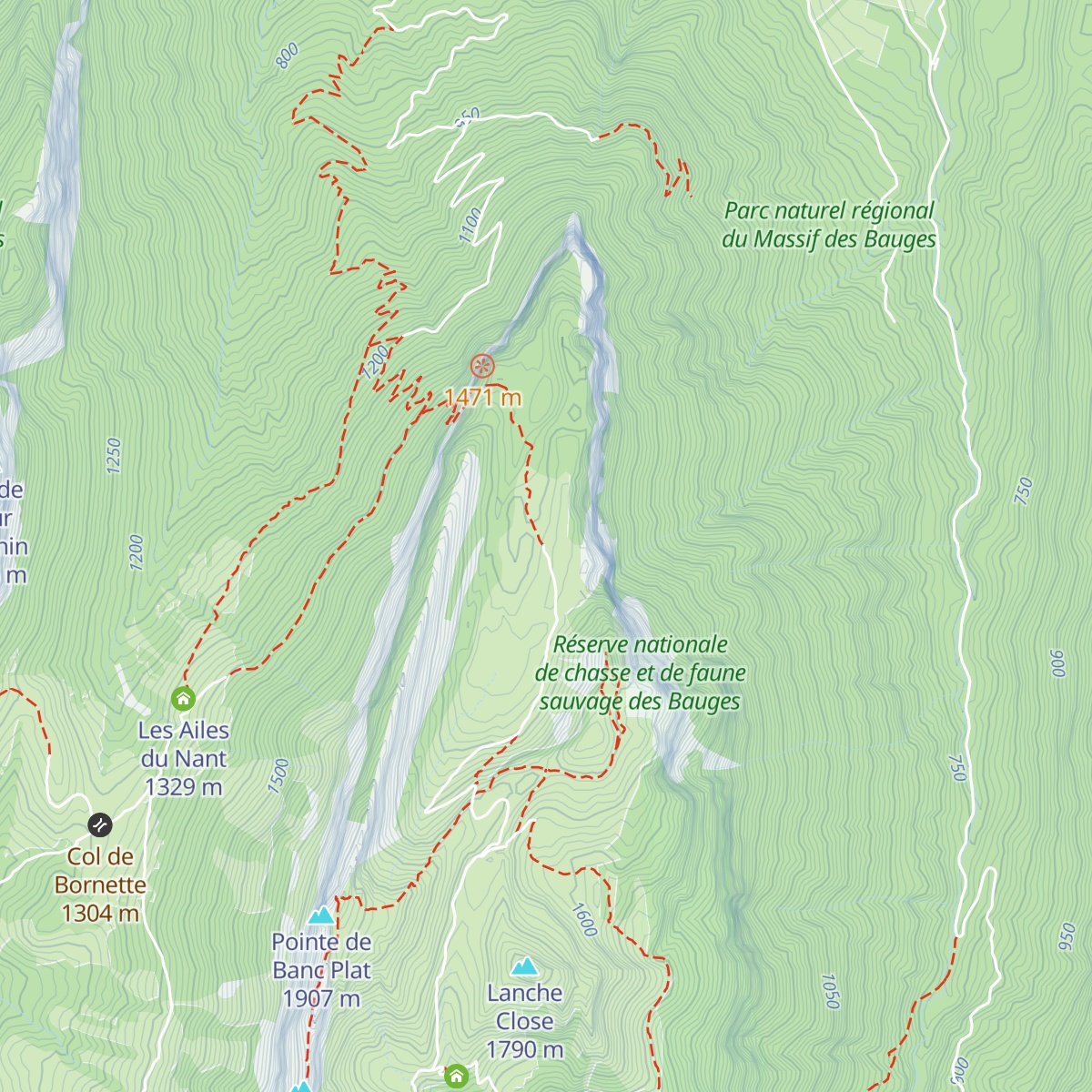 Refuge de la Combe (non gardé) map