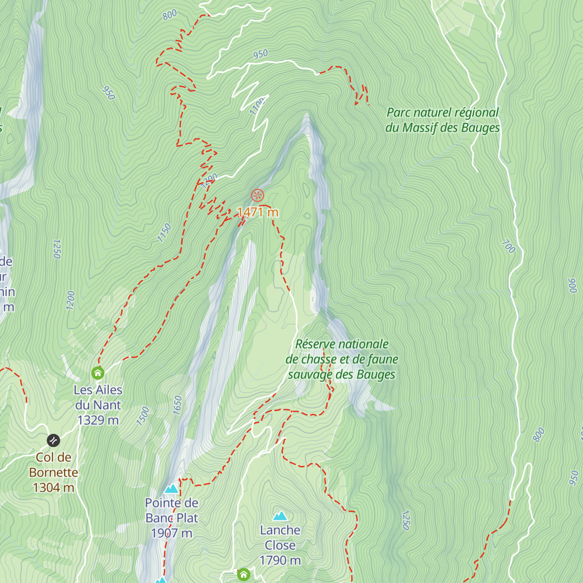Refuge de la Combe (non gardé) map