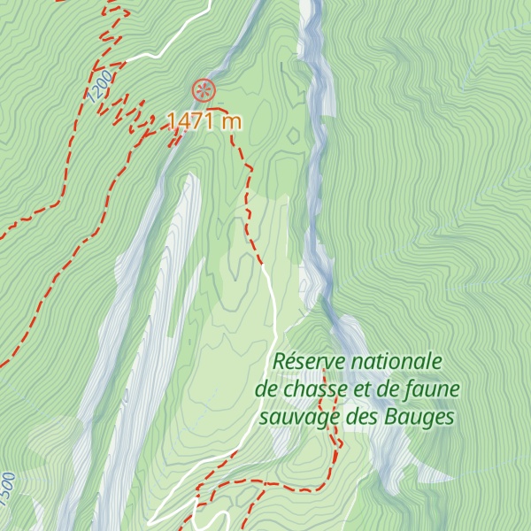 Map of Refuge de la Combe (non gardé)