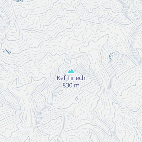 Map of Kef Tinech