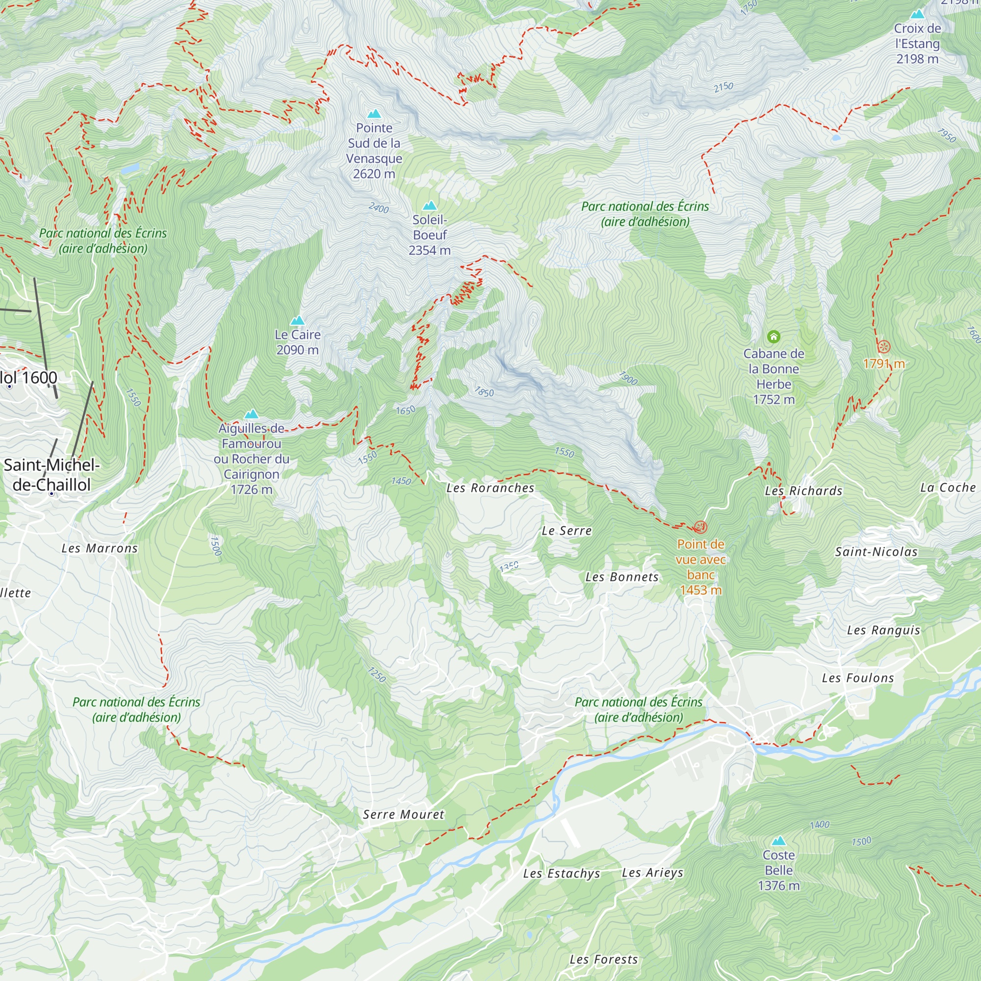 Four à pain map