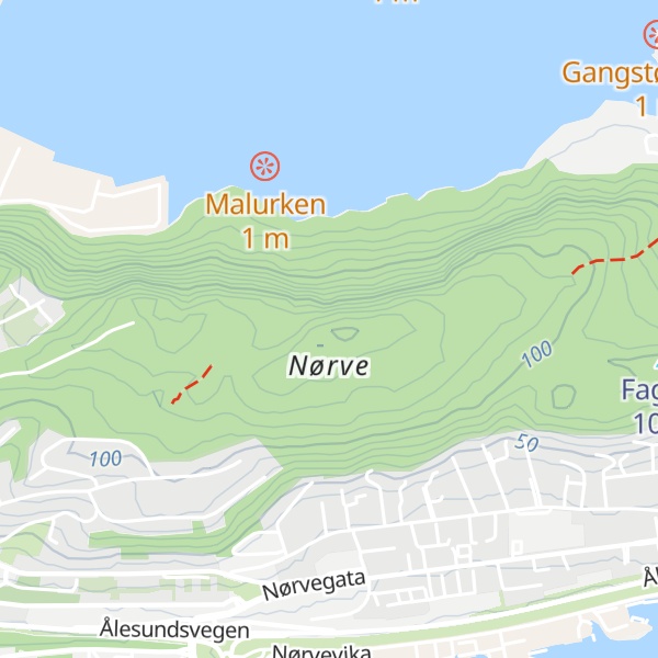Map of Kråkeskar