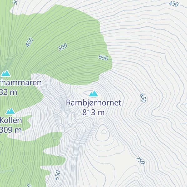 Map of Rambjørhornet