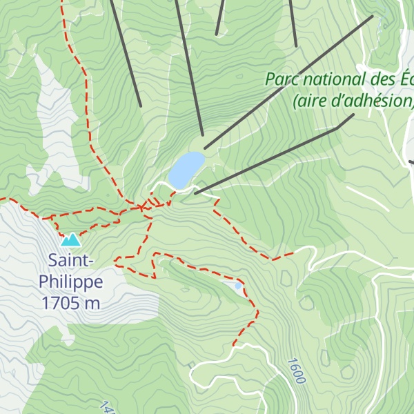 Map of Cabane de Faudon