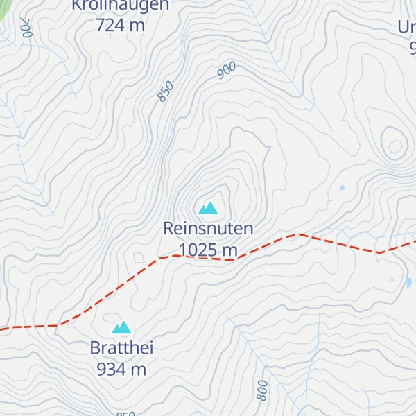 Map of Reinsnuten