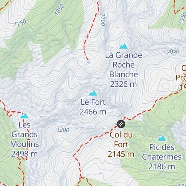 Map of Le Fort