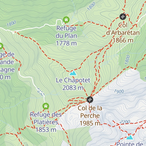 Map of Le Chapotet