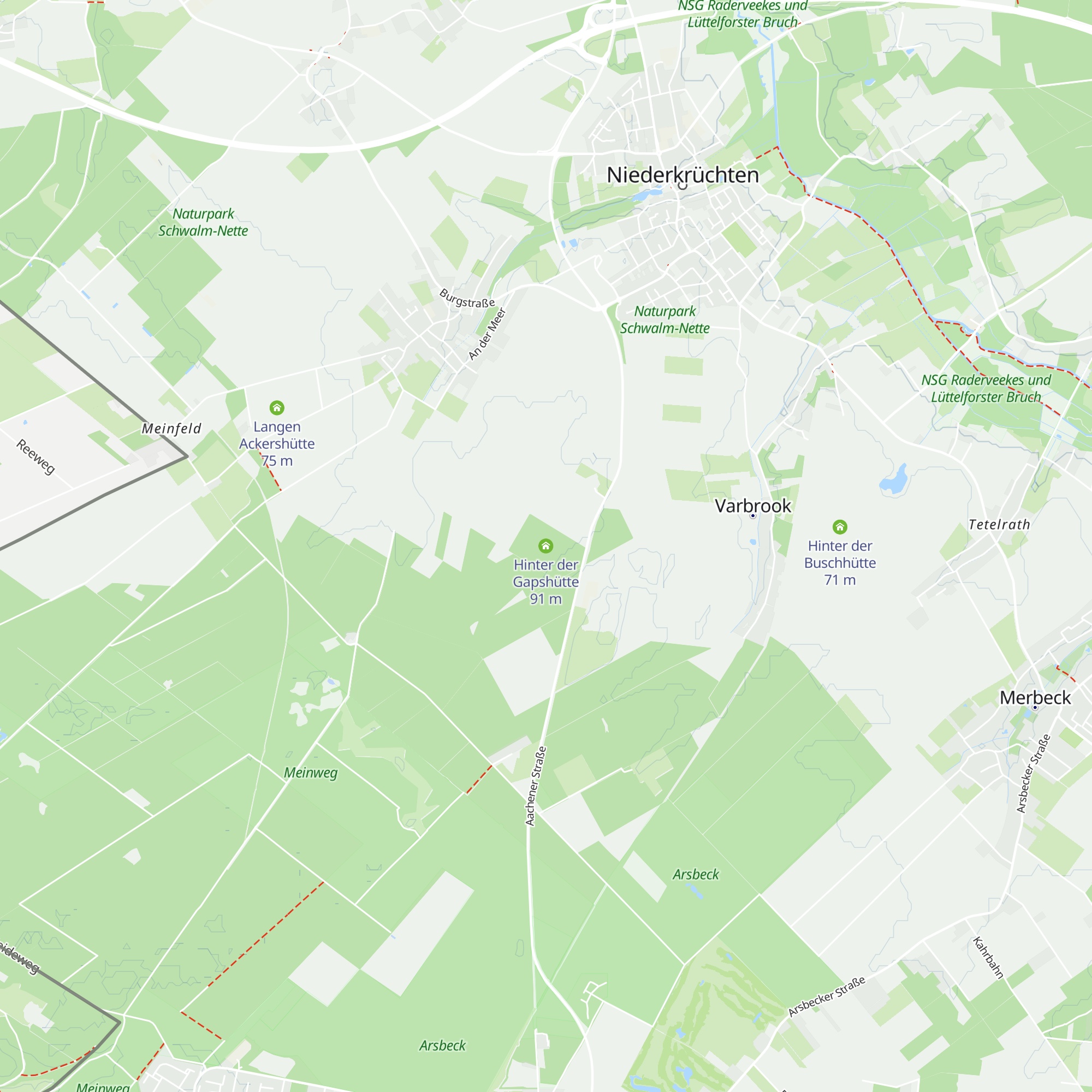 Hinter der Gapshütte map