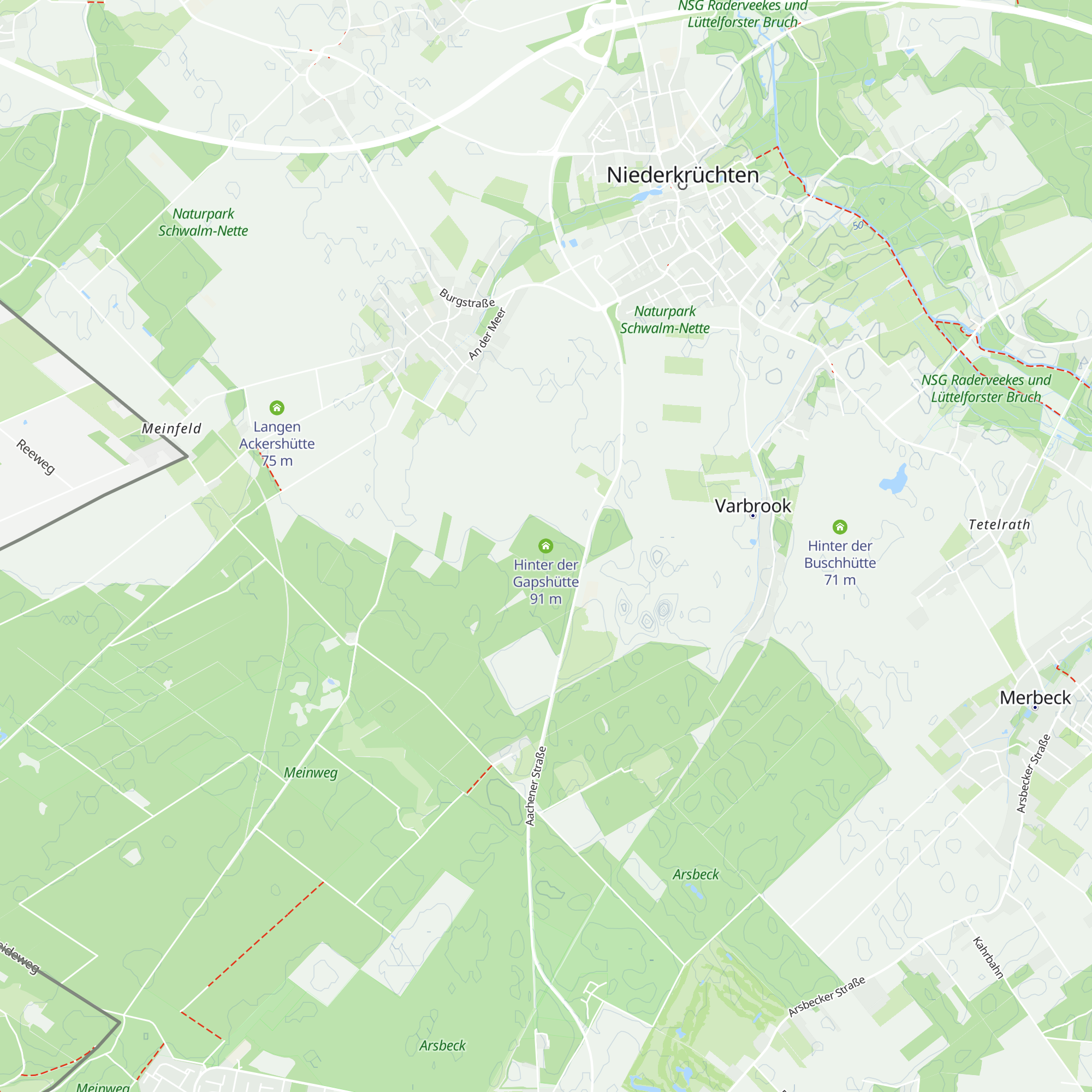 Hinter der Gapshütte map