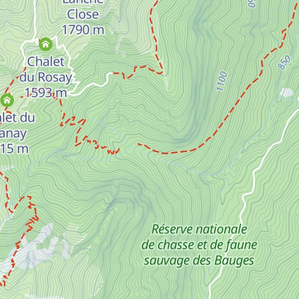 Map of Cabane du Fayard