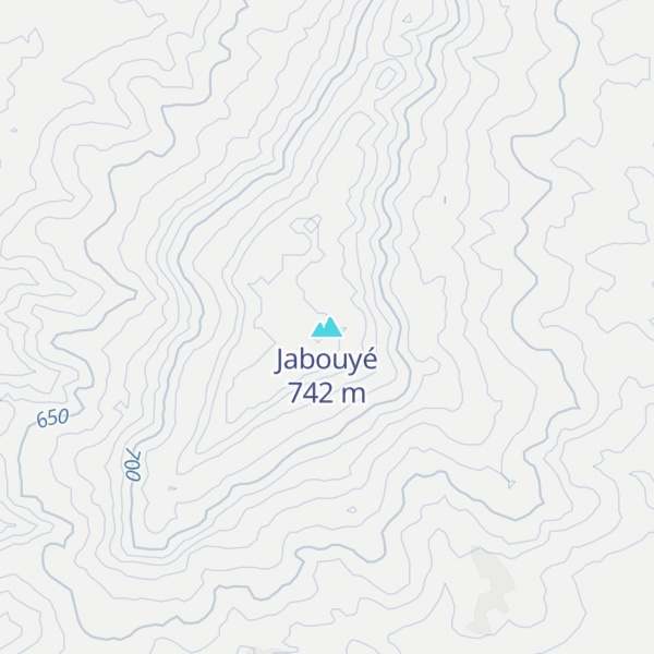 Map of Jabouyé