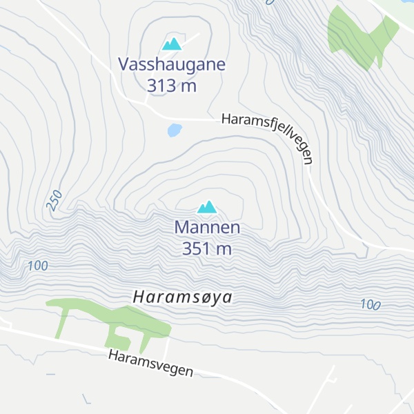 Map of Mannen