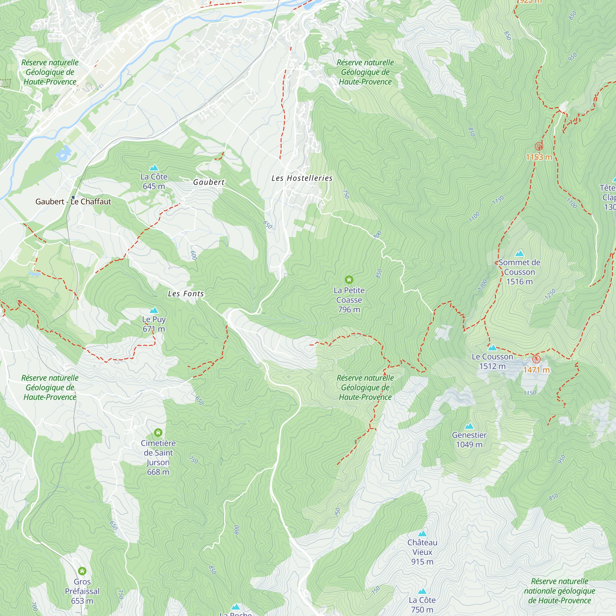 La Grosse Coasse map