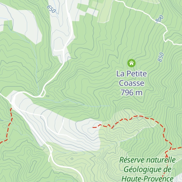 Map of La Grosse Coasse