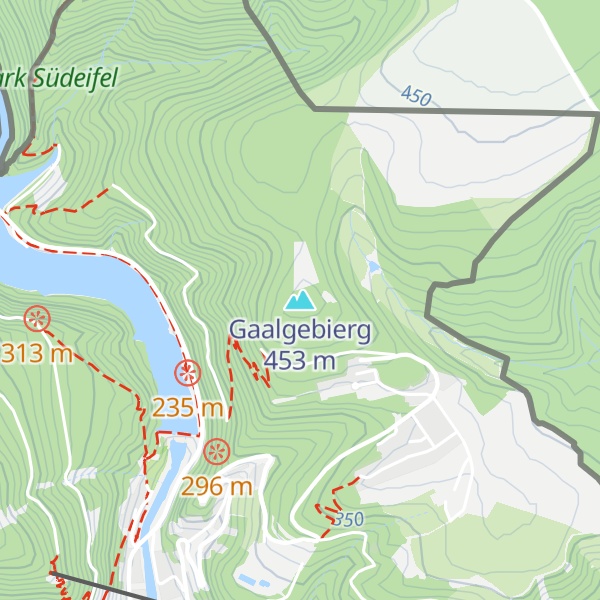 Map of Gaalgebierg