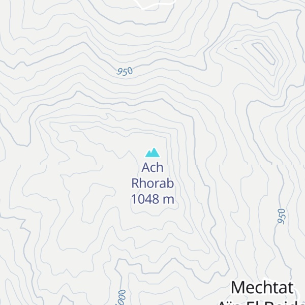 Map of Ach Rhorab