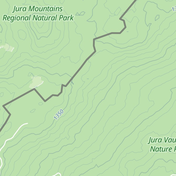 Map of Refuge du Négus