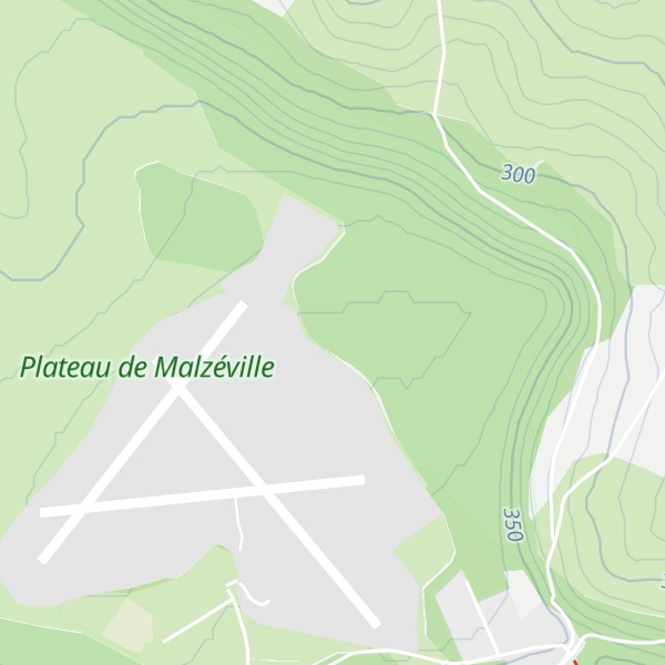 Map of Plateau de Malzéville