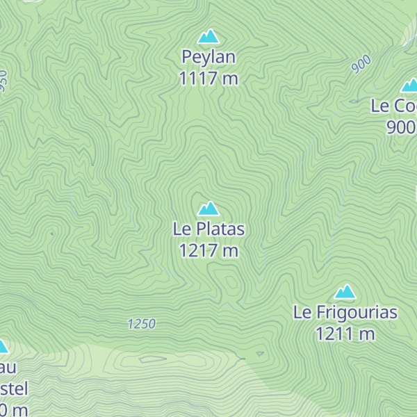 Map of Le Platas