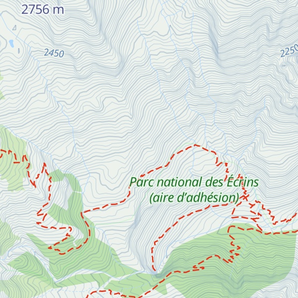Map of Cabane du Jas des Pierres