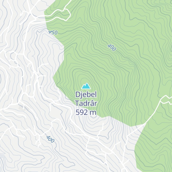 Map of Djebel Tadrâr