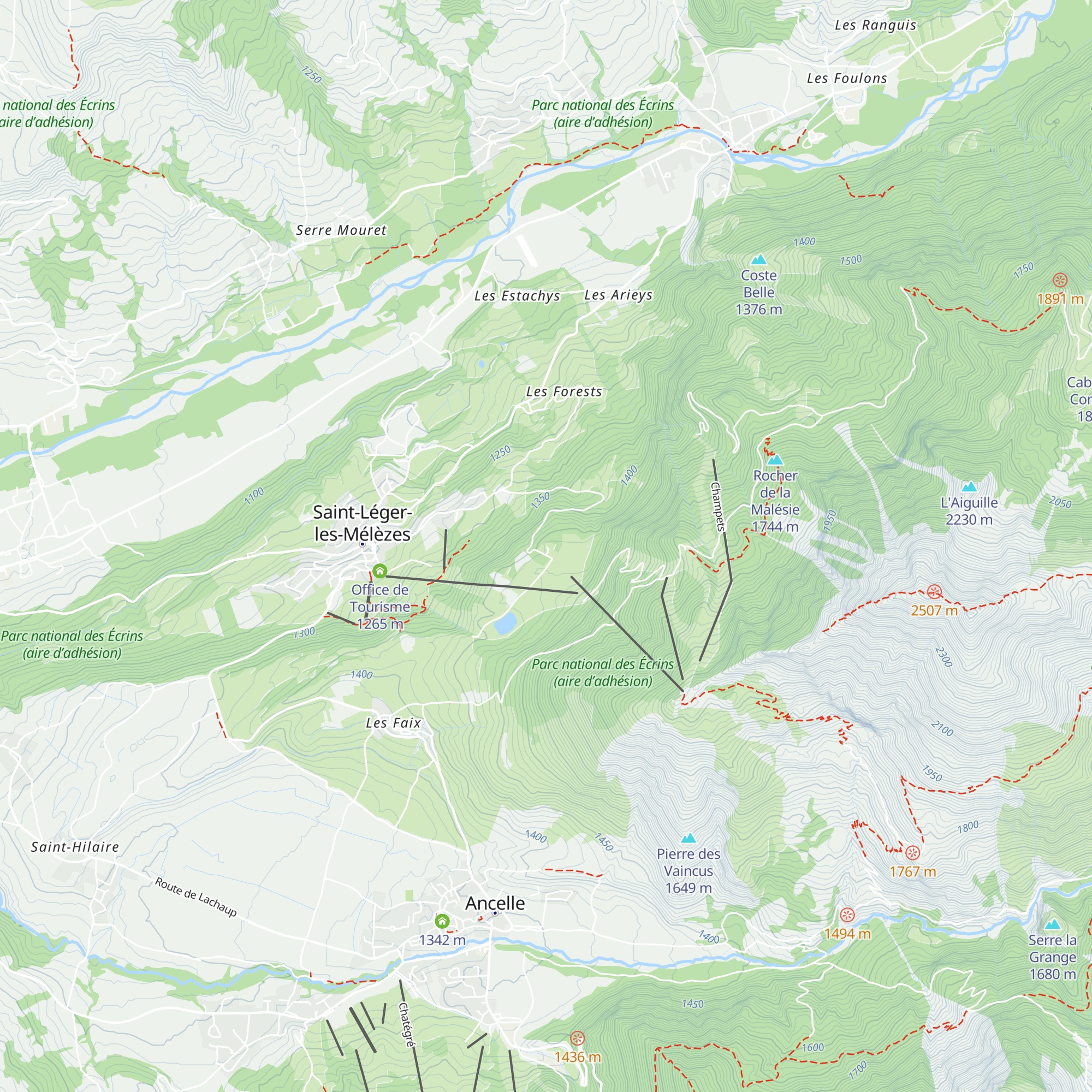 Le Relais de Libouze map