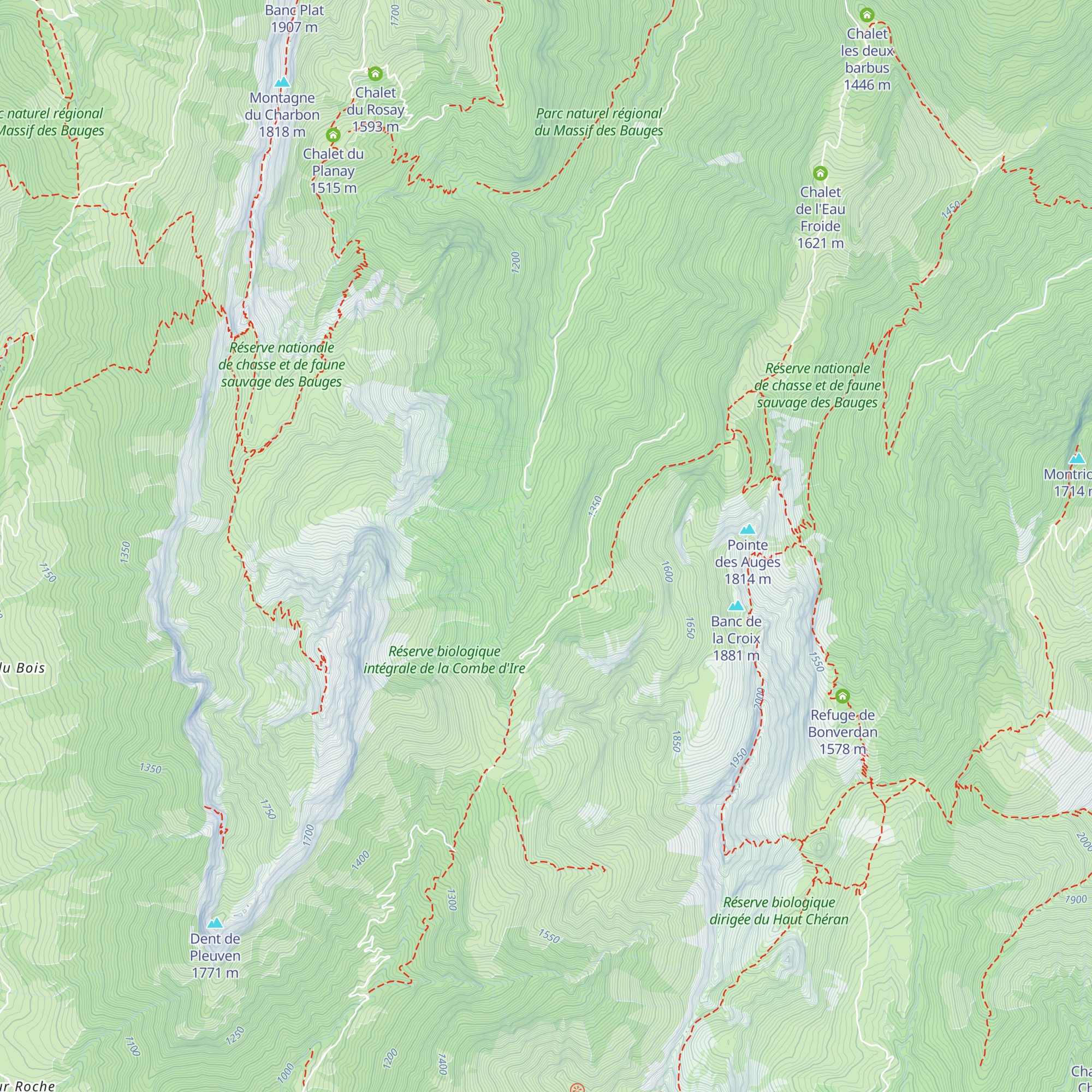 Maison forestière du Plan du Tour map