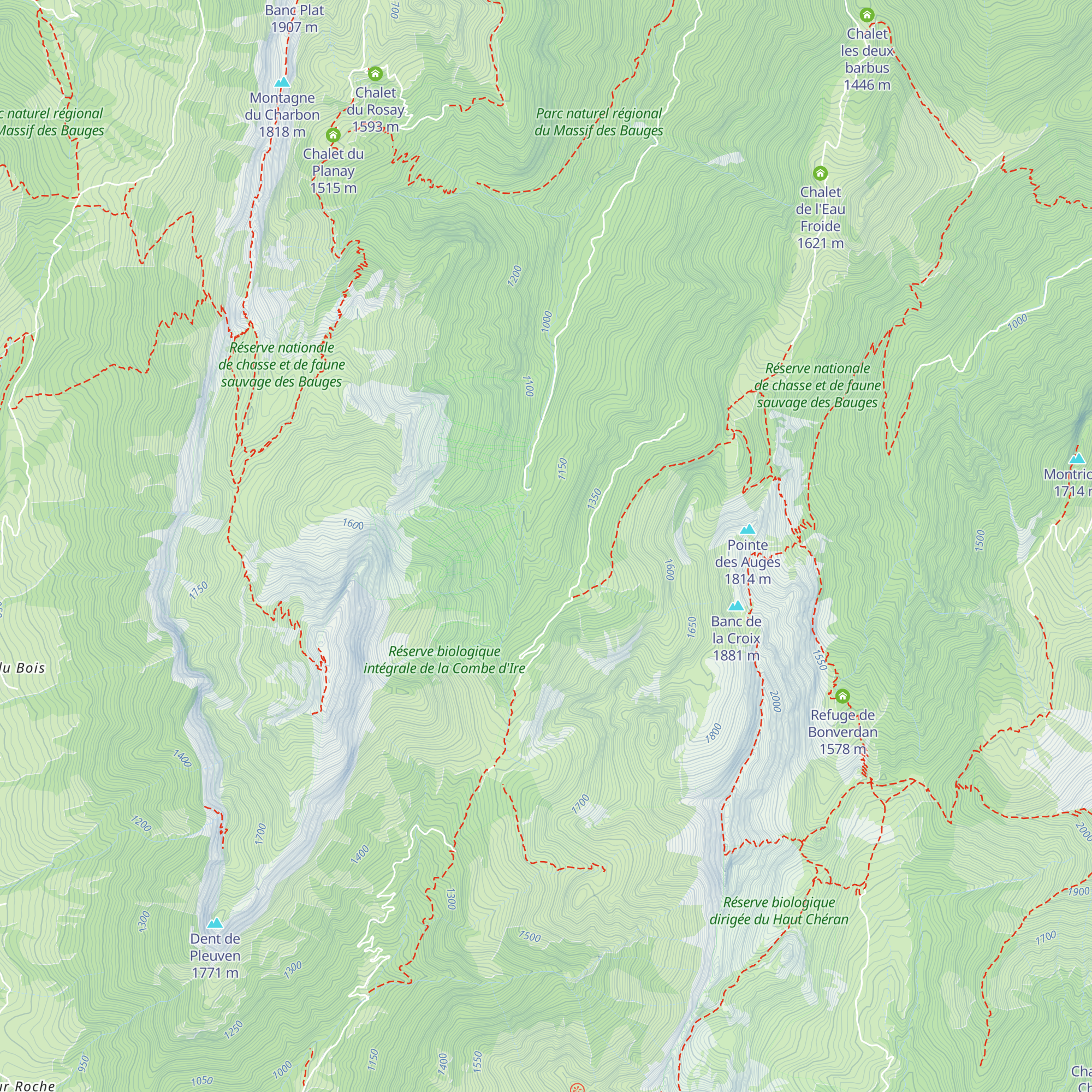 Maison forestière du Plan du Tour map
