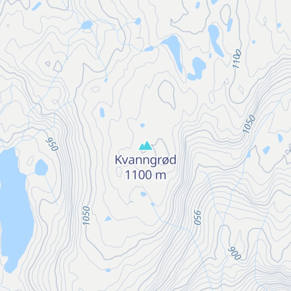 Map of Kvanngrød