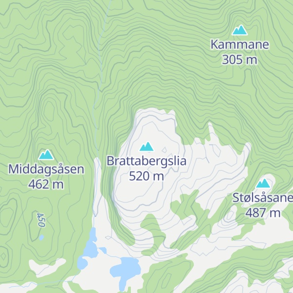 Map of Brattabergslia