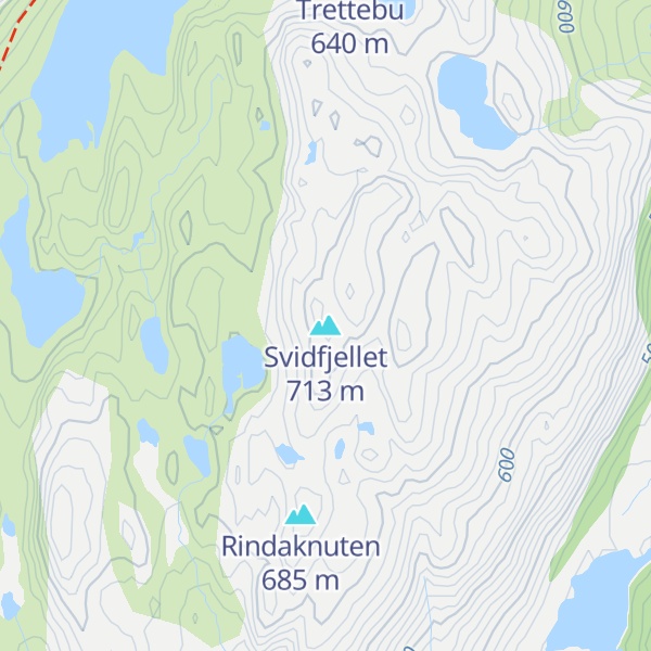Map of Svidfjellet