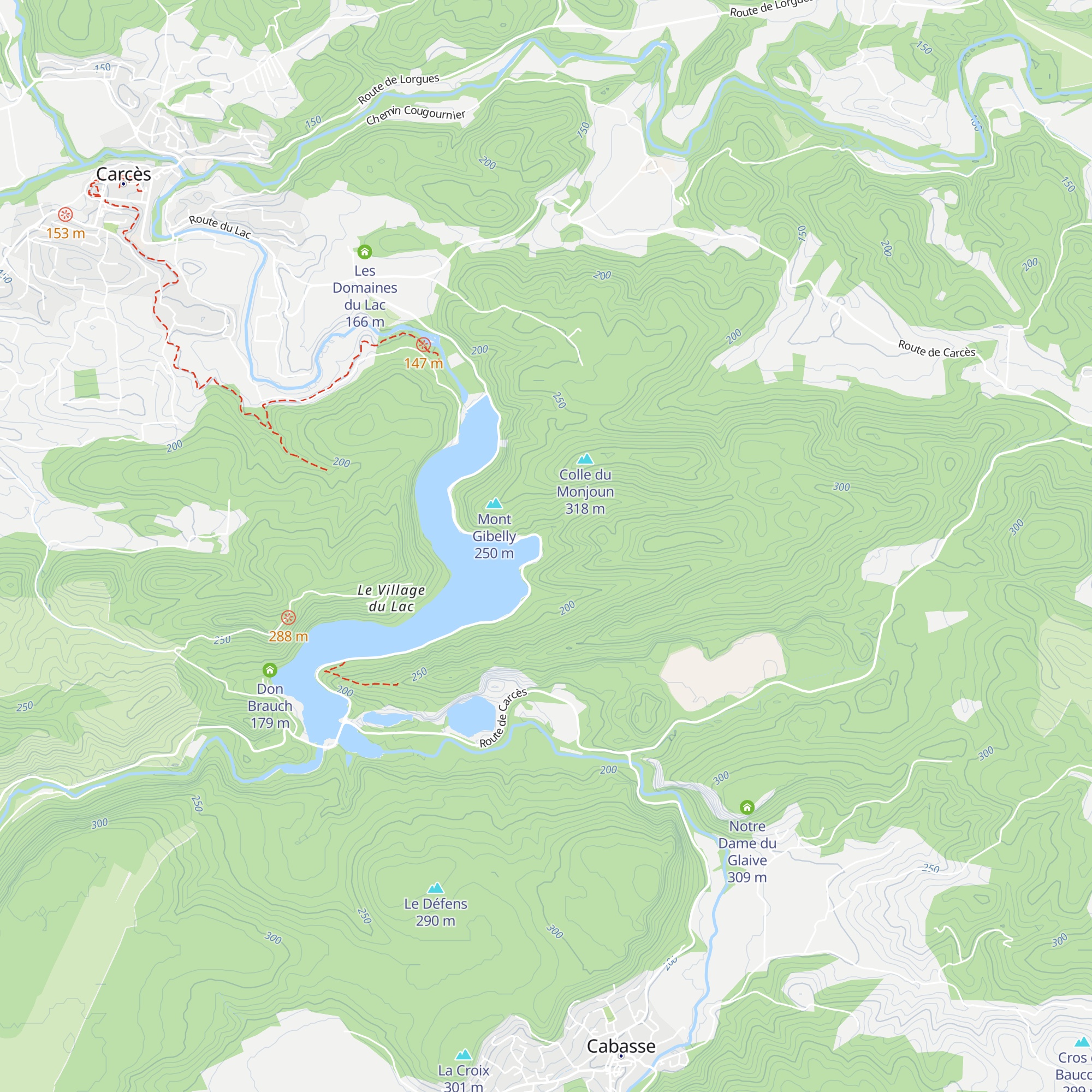 La Guinguette du Lac map