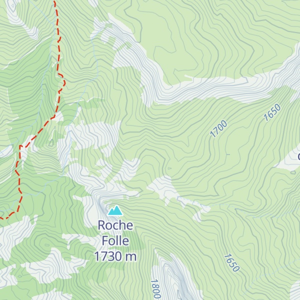 Map of Cabane des Prés