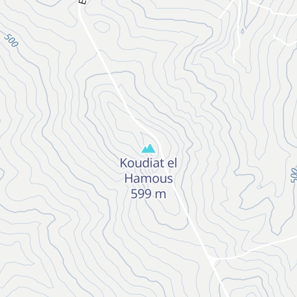 Map of Koudiat el Hamous