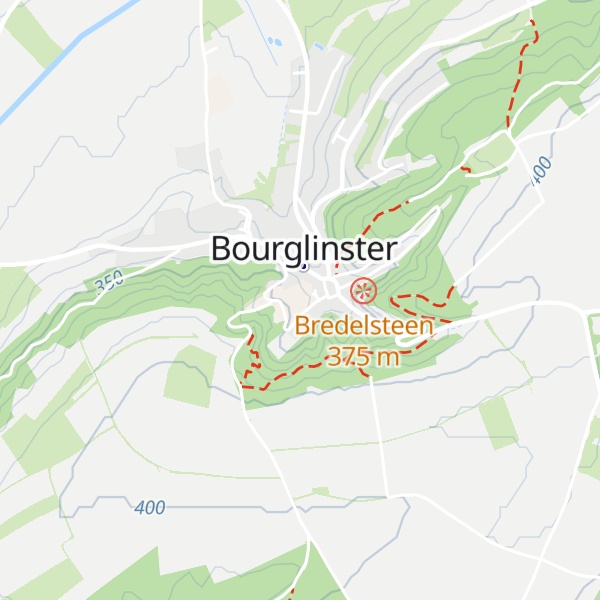 Map of Bourglinster Castle
