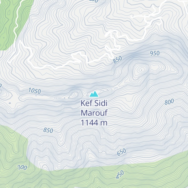 Map of Kef Sidi Marouf