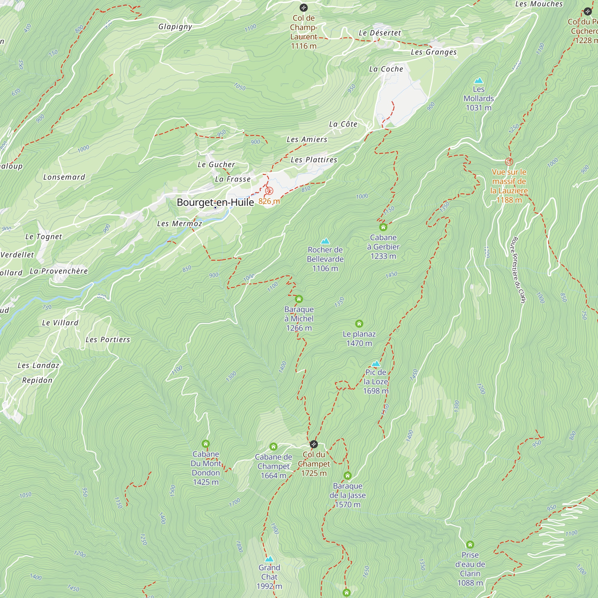 Baraque à Michel map