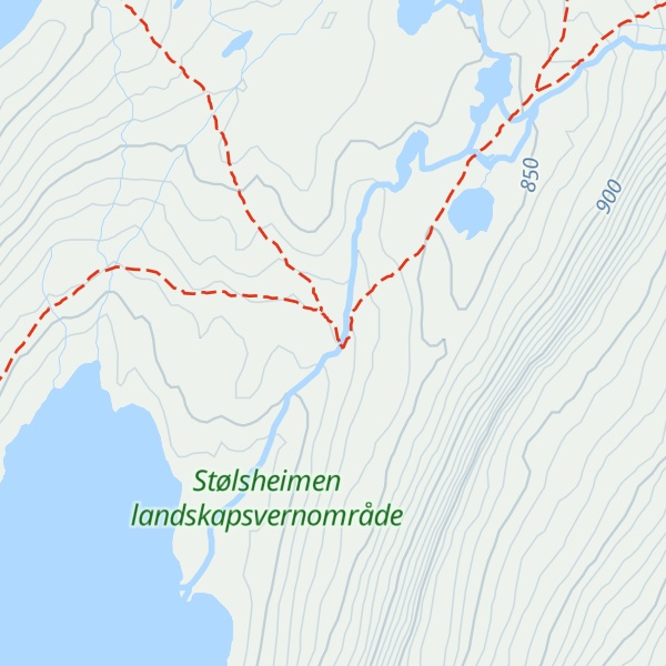 Map of Åsedalen