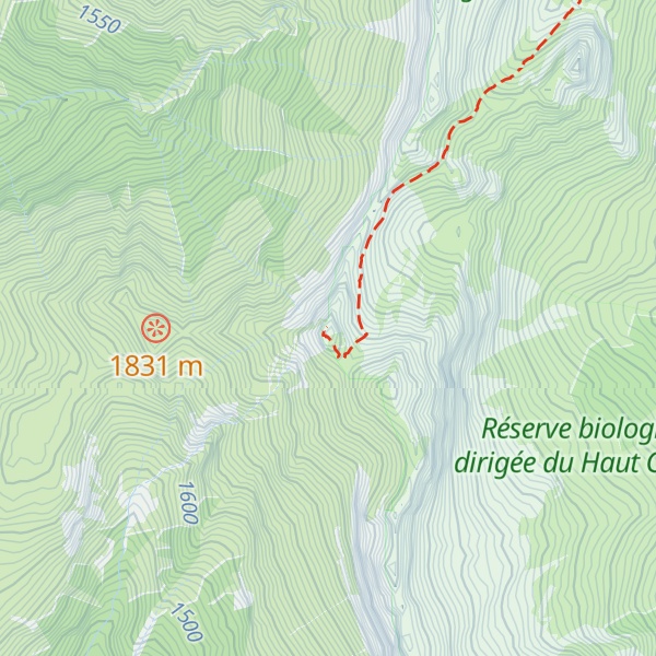 Map of Tré le Mollard