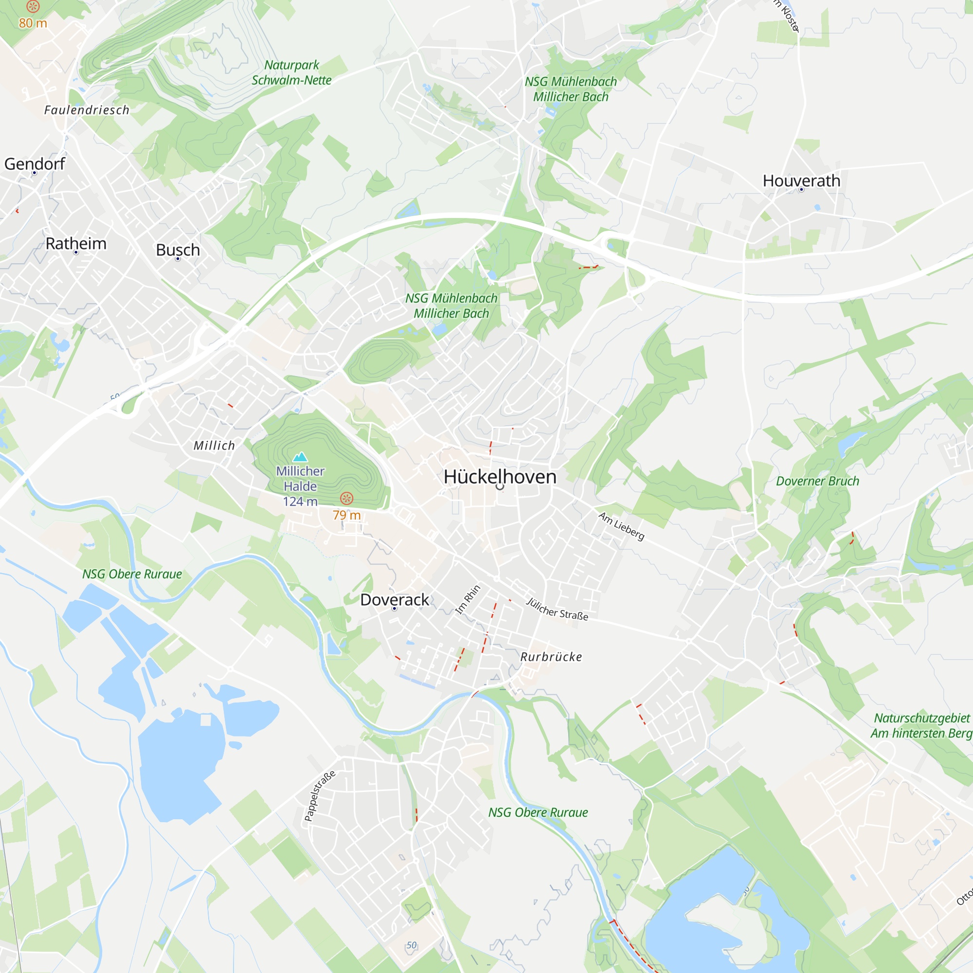Tourismus Hückelhoven map