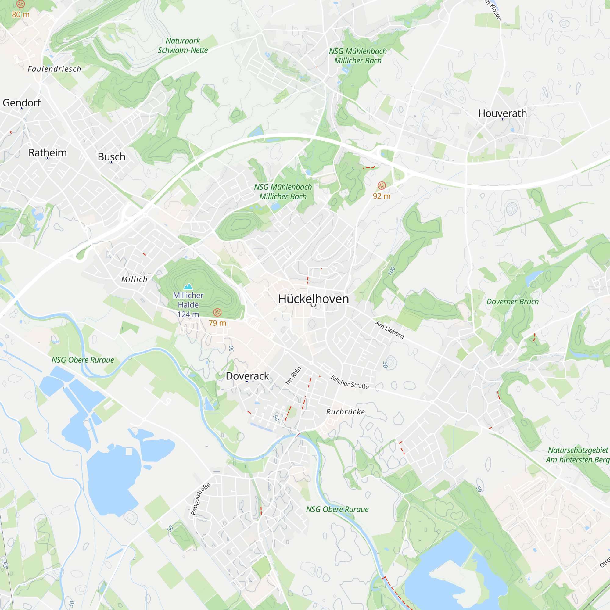 Tourismus Hückelhoven map