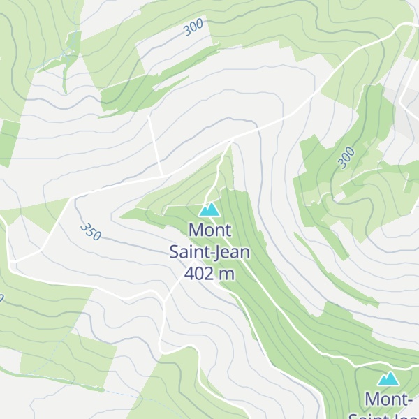 Map of Mont Saint-Jean