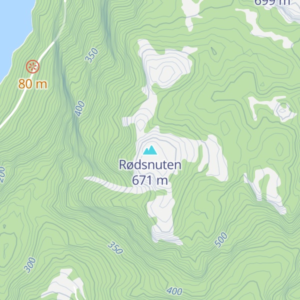 Map of Rødsnuten