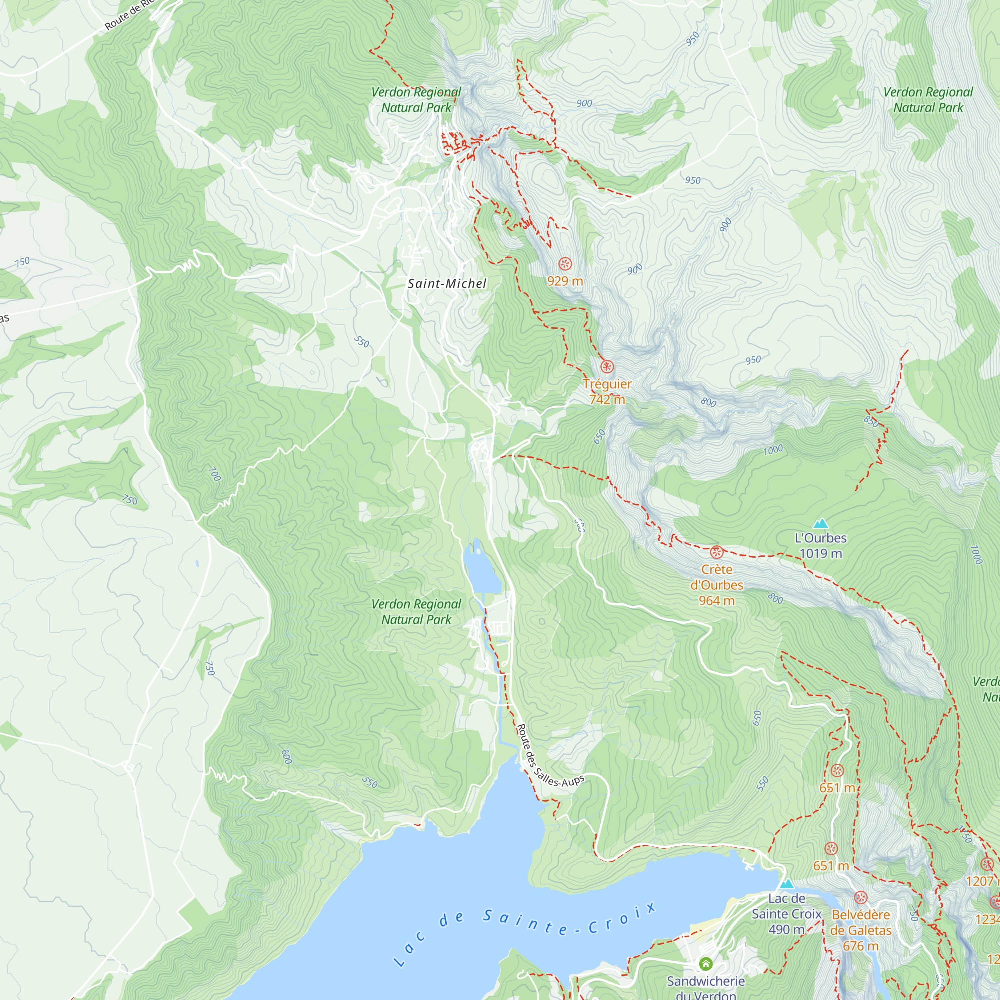 Maison du Parc Naturel Régional du Verdon map