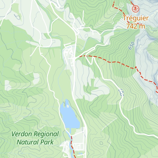 Map of Maison du Parc Naturel Régional du Verdon